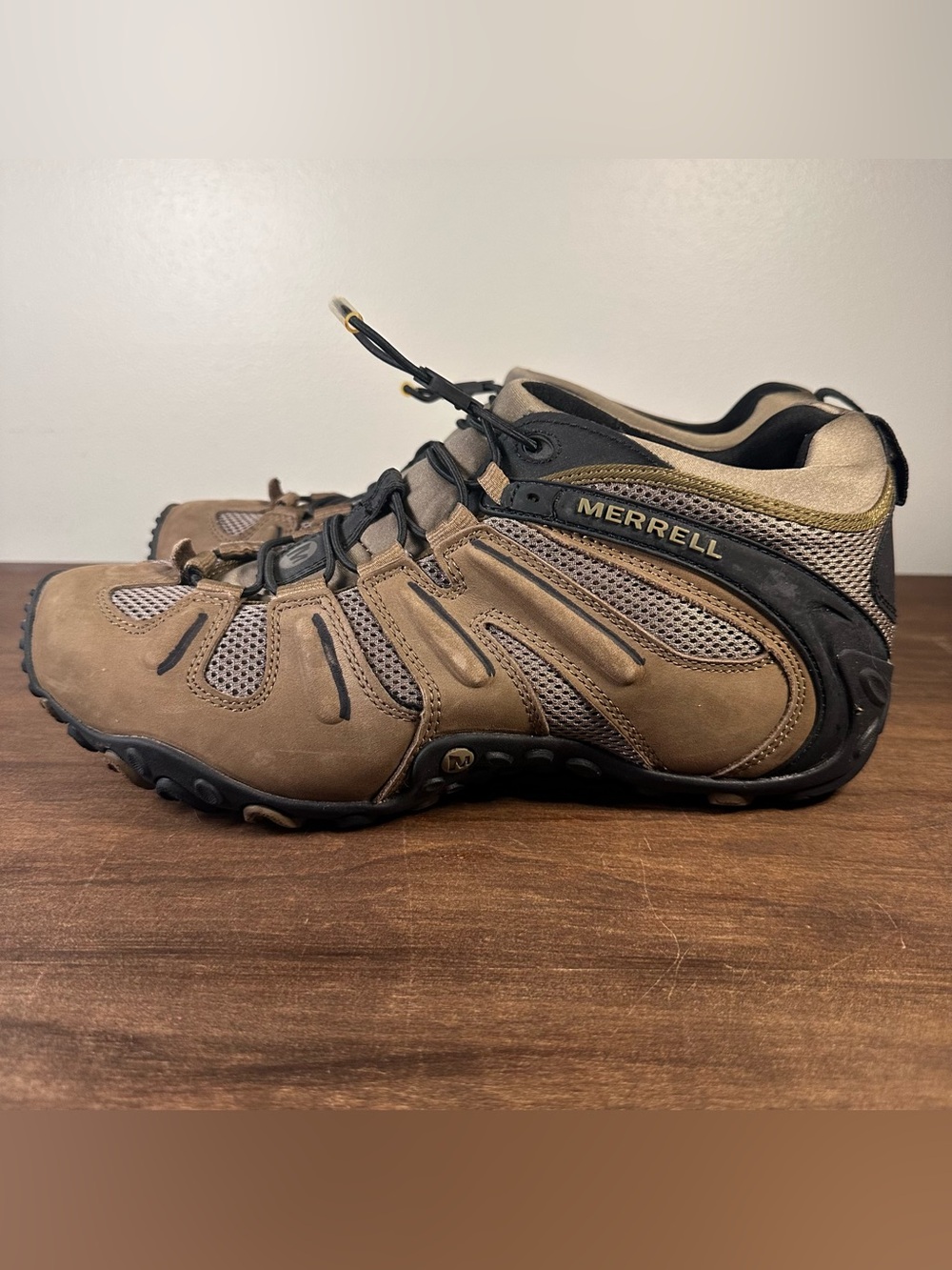 Merrell Chameleon Prime Stretch Hiking Shoes Select Grip Men's 11 Kangaroo Brown